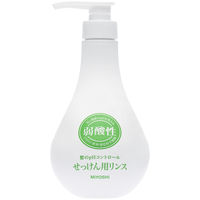 弱酸性 せっけん用リンス ポンプ 500ml ミヨシ石鹸