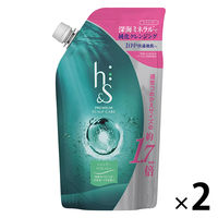 h&s リフレッシュ シャンプー 詰め替え 特大 550ml 2個 P&G