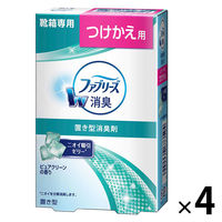 ファブリーズ　靴箱用　置き型　ピュアクリーンの香り　つけかえ用　130g　1セット（4個）　消臭剤　P&G