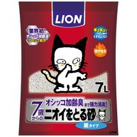 猫砂 ニオイをとる砂7歳以上用 紙タイプ 国産 7L 7袋 ライオンペット