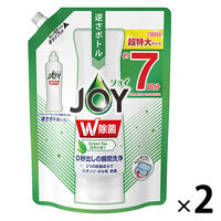 除菌ジョイコンパクト JOY 緑茶の香り 詰め替え 超特大 960ml 1セット（2個入） 食器用洗剤 P＆G