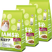 アイムス キャットフード 成猫用 毛玉ケア チキン 1.5kg（375g×小分け4袋）3袋 マース