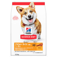 サイエンスダイエット (SCIENCE DIET) ドッグフード ライト  成犬用 1歳～6歳 肥満傾向の成犬用 小粒 チキン 3.3kg