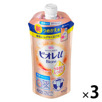 ビオレｕ うるおいしっとり ボディウォッシュ 詰め替え 340ml 1セット（3個） 花王