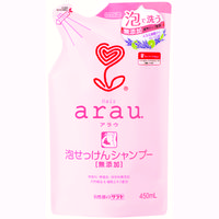 arau.（アラウ） 泡せっけんシャンプー 詰め替え用 450ml　1個 サラヤ