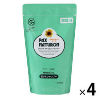パックスナチュロン　シャンプー詰替Ｎ　500mL　1セット(4個)　太陽油脂　せっけんシャンプー　無添加　天然由来100%