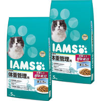 アイムス キャットフード 成猫用 体重管理 まぐろ味 5kg 2袋 マース