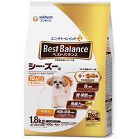 ベストバランス ドッグフード カリカリ仕立て 10歳以上 シーズー用 1.8kg（450g×4袋入）国産 1袋 ユニ・チャーム