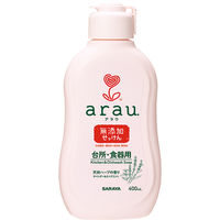 arau.（アラウ.） 台所・食器用せっけん 天然ハーブの香り 本体 400mL 1個 サラヤ