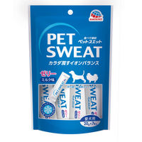 ペットスエットゼリー 愛犬用 水分補給 低カロリー クランベリープラス 国産（20g×7本入）1袋 ドッグフード 犬 おやつ