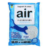 air消臭する紙砂 猫砂 アクアマリン 国産 6.5L 1袋 スーパーキャット