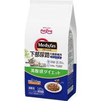 メディファス 満腹感ダイエット 1歳から チキン＆フィッシュ味 国産 1.41kg （235g×6袋） キャットフード ドライフード