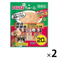 いなば ちゅーる 犬 とりささみ ビーフミックス味 総合栄養食 国産