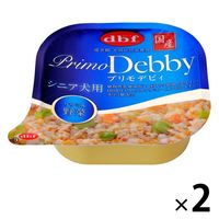 デビフ プリモデビィ シニア ササミ＆野菜 国産 95g 2個 ドッグフード ウェット トレイ