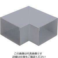 マサル工業 マサル エムケーダクト付属品 平面マガリ 120型 グレー MDM1201 1個 120-0299（直送品）