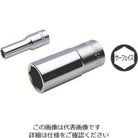 トップ工業 TOP サーフェイスディープソケット(パック入り) 差込角12.7mm 11mm DS-411 1個 722-6187（直送品）