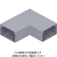 マサル工業 マサル エムケーダクト付属品 平面マガリ 7号150型 グレー MDM7151 1個 120-1915（直送品）