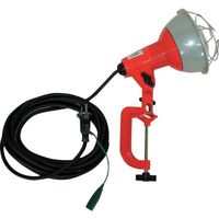 畑屋製作所 ハタヤ 防雨型作業灯 リフレクターランプ200W 100V接地付10m バイス付 RG-210K 1台 851-3904（直送品）