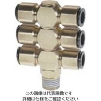千代田通商 チヨダ フジトリプルバンジョー(金属) 12mm・R3/8 12-03D3 1個 808-3199（直送品）