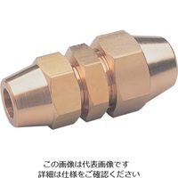 アソー ASOH 異径両口フレアージョイント Φ8×Φ10 FE-0810 1個 515-4847（直送品）