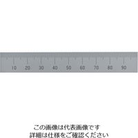 シンワ測定 シンワ マシンスケール100mm上段左基点目盛穴無 14128 1本 816-3851（直送品）