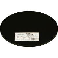 光 ゴム板 黒5×150mm丸 GR5-150 1セット(5枚) 820-1145（直送品）