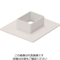 マサル工業 マサル エムケーダクト付属品 フランジ 4号 ホワイト MDF42 1個 129-7108（直送品）