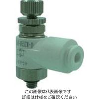 千代田通商 チヨダ ファイブSUSスピードコントローラα白メーターアウト6mm・M5 FS6R-M5SCW-O 1個 808-2819（直送品）