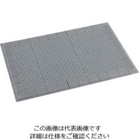 テラモト 屋外マット テラエルボーマット 灰 900×1800mm MR-052-056-5 1枚 782-4785（直送品）