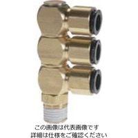 千代田通商 チヨダ フジトリプルバンジョー(金属) 6mm・R1/4 6-02S3 1個 808-3714（直送品）