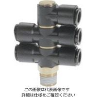 千代田通商 チヨダ フジトリプルバンジョー(樹脂) 8mm・R3/8 8R-03S1D2 1個 808-3952（直送品）