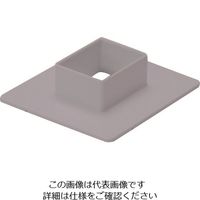 マサル工業 マサル エムケーダクト付属品 フランジ 6号 グレー MDF61 1個 129-8612（直送品）