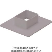 マサル工業 マサル エムケーダクト付属品 フランジ 4号100型 グレー MDF4101 1個 129-8664（直送品）