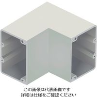 マサル工業 マサル エムケーダクト付属品 内マガリ 8号150型 ミルキーホワイト MDU8153 1個 120-6653（直送品）