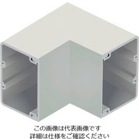 マサル工業 マサル エムケーダクト付属品 内マガリ 8号150型 ミルキーホワイト MDU8153 1個 120-6653（直送品）