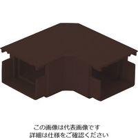 マサル工業 マサル 屋外用エムケーダクト付属品 平面マガリ 0号 チョコ MDM109 1個 130-1788（直送品）