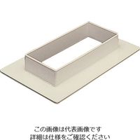 マサル工業 マサル エルダクト付属品 フランジ 4030型 ミルキーホワイト LDF433 1個 130-3441（直送品）