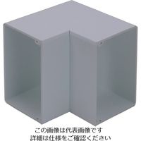 マサル工業 マサル エムケーダクト付属品 内マガリ 5号70型 グレー MDU5701 1個 120-3491（直送品）