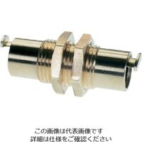 千代田通商 チヨダ タッチコネクターバルクヘッドユニオン(金属) 12mm CUB-12-00 1個 808-2679（直送品）