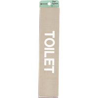 光 ステンレスサインプレート TOILET KS523-20 1枚 224-2840（直送品）
