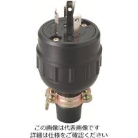 明工社 明工 引掛ゴムプラグ接地2P MH2578 1個 735-9527（直送品）