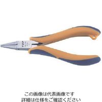 トップ工業 TOP 三枚合せフラットノーズプライヤ130mm FN3-130 1個 722-6969（直送品）