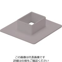 マサル工業 マサル エムケーダクト付属品 フランジ 5号150型 グレー MDF5151 1個 129-8636（直送品）