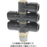 千代田通商 チヨダ フジトリプルバンジョー(樹脂) 12mm・R3/8 12R-03S1D2 1個 808-3265（直送品）
