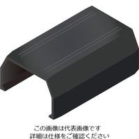 マサル工業 マサル ニュー・エフモール付属品 ジョイントカバー 4号 ブラック SFMJC4W 1個 120-9886（直送品）