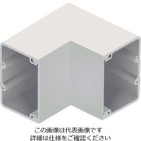 マサル工業 マサル エムケーダクト付属品 内マガリ 8号 クリーム MDU185 1個 120-0394（直送品）