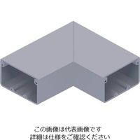 マサル工業 マサル エムケーダクト付属品 平面マガリ 6号200型 グレー MDM6201 1個 120-1897（直送品）