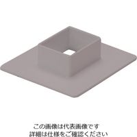マサル工業 マサル エムケーダクト付属品 フランジ 130×60型 グレー MDF1361 1個 129-8643（直送品）