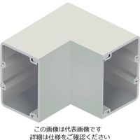 マサル工業 マサル エムケーダクト付属品 内マガリ 8号200型 ミルキーホワイト MDU8203 1個 120-6635（直送品）