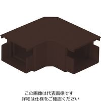 マサル工業 マサル 屋外用エムケーダクト付属品 平面マガリ 2号 チョコ MDM129 1個 130-1847（直送品）